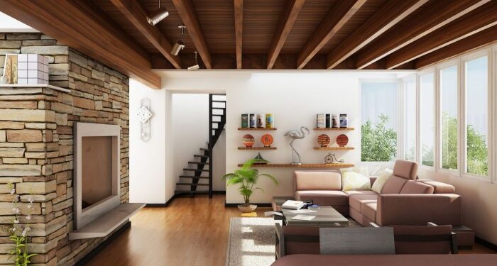 Contemporary traditional textured interior architecture by by Olcay ...
